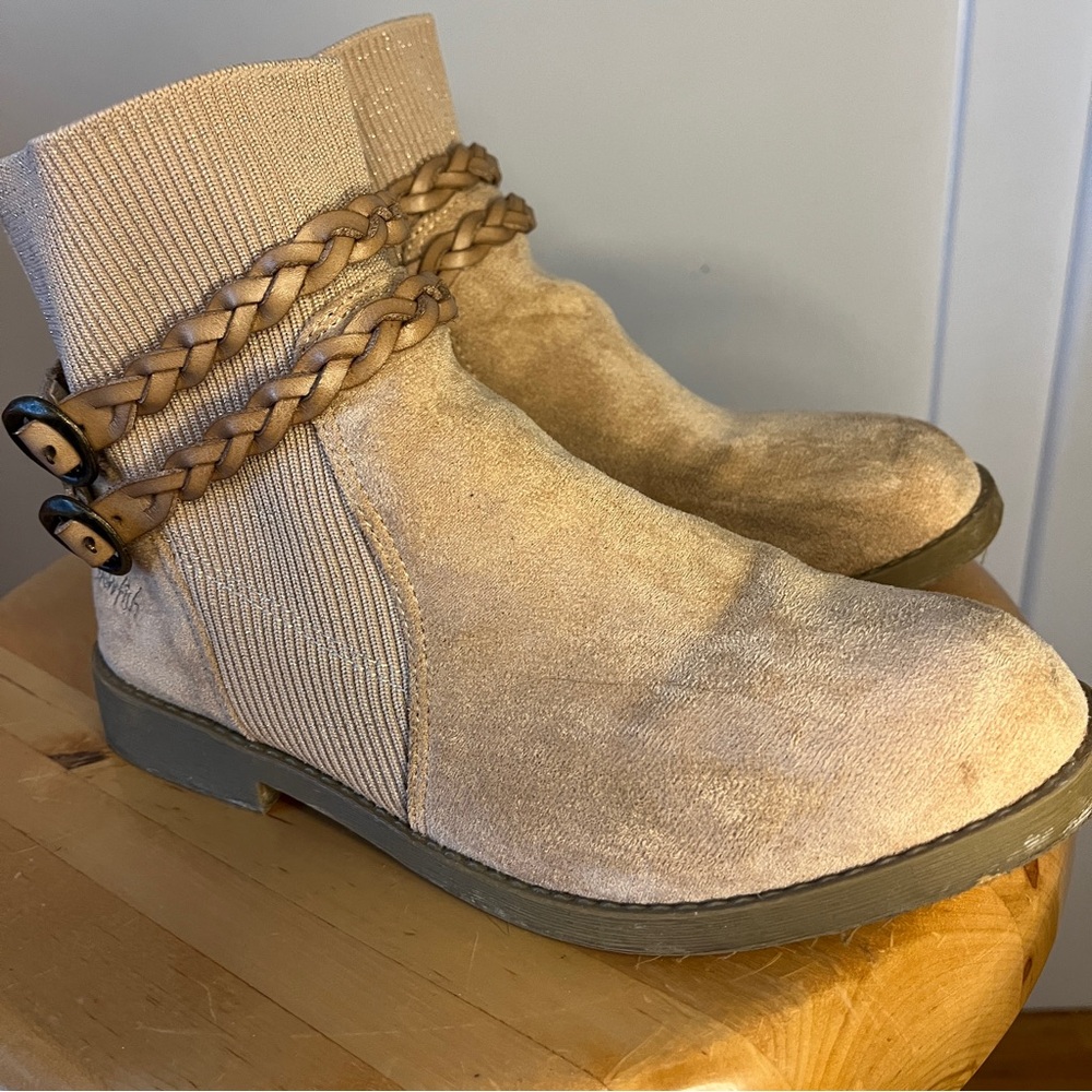 Women's Blowfish Tan Ankle Boots Sz 7.5